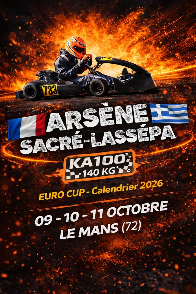Euro Cup 2026 — KA100 — Le Mans, 9-11 octobre